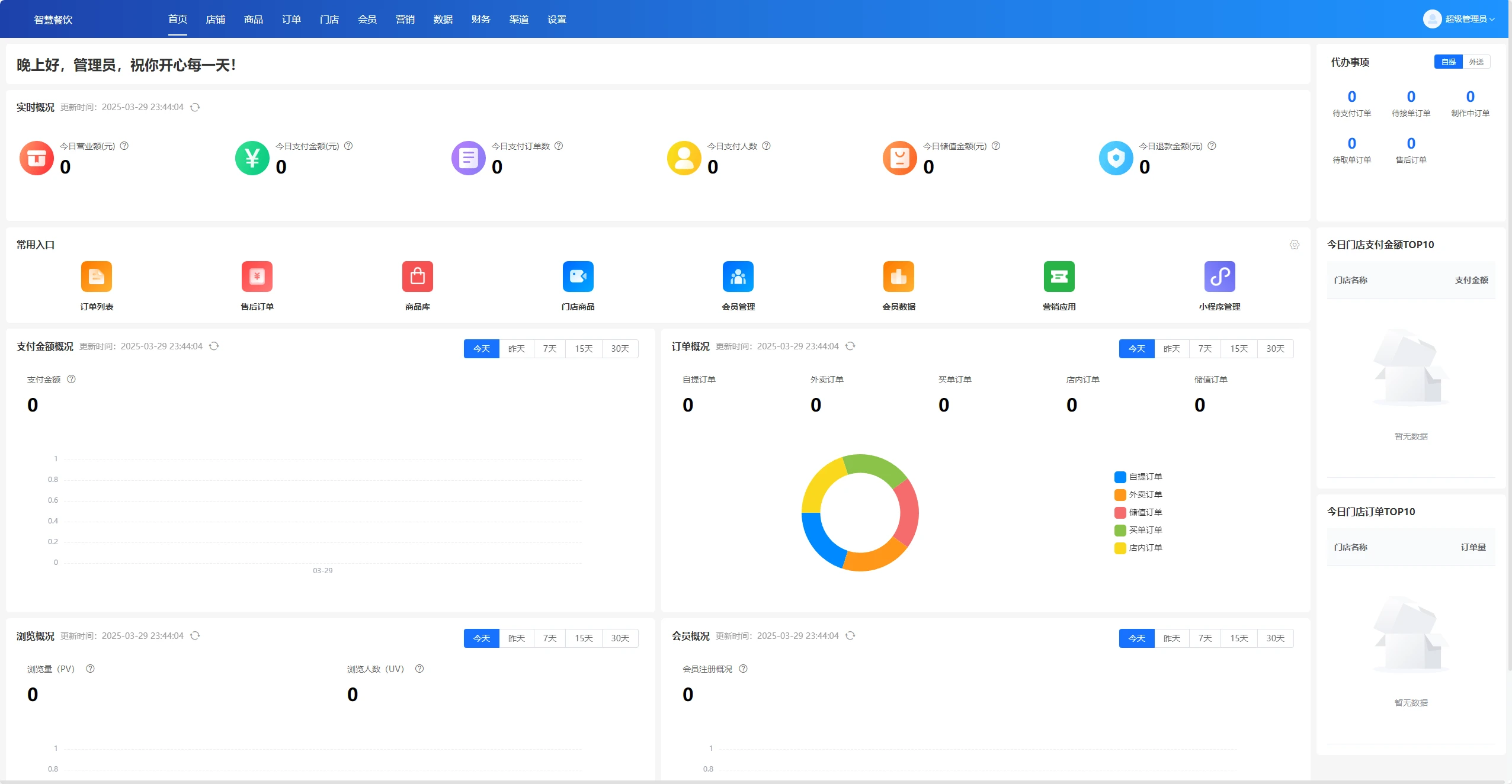 云贝餐饮连锁独立版 V3 1.8.0 免授权+小程序+公众号+全插件